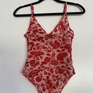 Rose mesh bodysuit